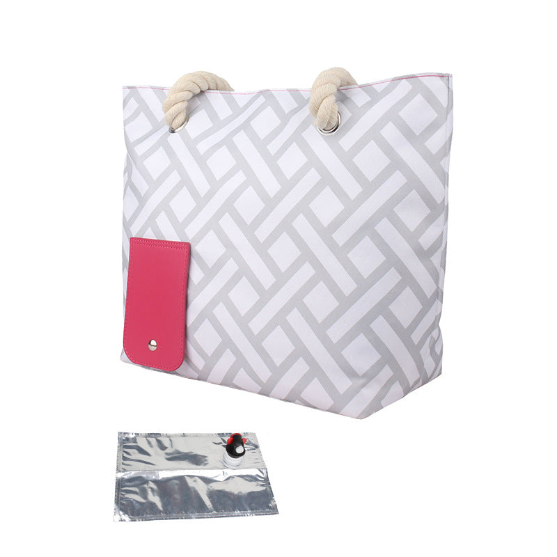 Tote Bag with Drink Dispenser